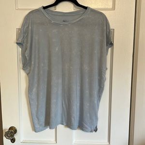 Style & Co XXL blue tie dyed short sleeve T-shirt like new